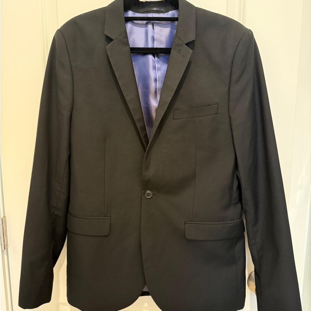 Topman skinny Black suit jacket